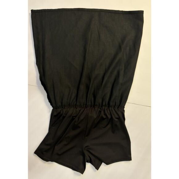 NWOT Tahari Womens Navy Blue Linen Skirt Skort XS A-Line Sailor Mini Pockets - Picture 5 of 11